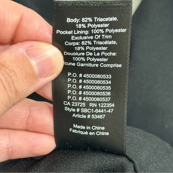 Aritzia Babaton Black Dexter Trouser Pant Size M - Picture 5 of 9